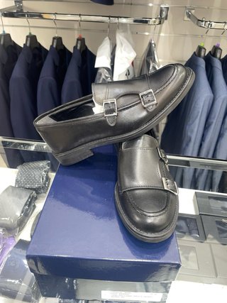 Scarpe uomo mocassini doppie fibbie Made in Italy
