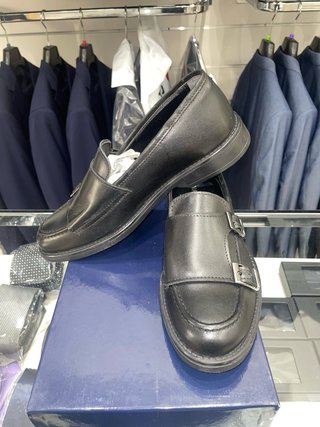 Scarpe uomo mocassini doppie fibbie Made in Italy