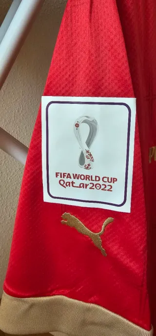 Camiseta Serbia Maksimovic Firmada Qatar 2022