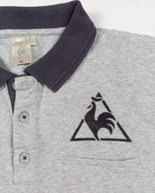 Camiseta Polo Le Coq Sportif Gris Talla XL