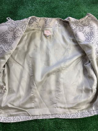 Giacca donna beige/grigia fantasia M