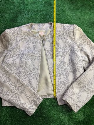 Giacca donna beige/grigia fantasia M