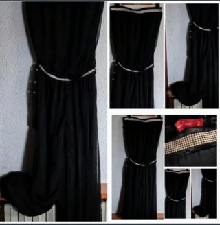 Vestido Mono Corto y Largo Zapatos Collares