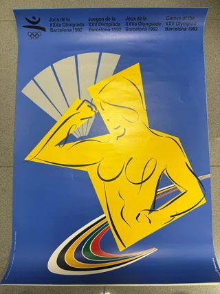 Cartel Oficial Olimpiadas Barcelona 92