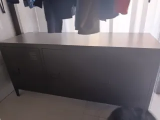 Mueble TV Sklum Negro Metal