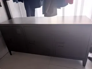 Mueble TV Sklum Negro Metal