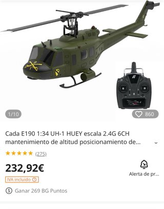 Elicottero RC Eachine E190
