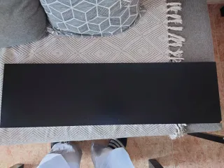 2 Mesas Auxiliares IKEA Negras Modelo versátil.