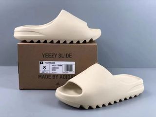 Chanclas Adidas Yeezy Beige Talla 46