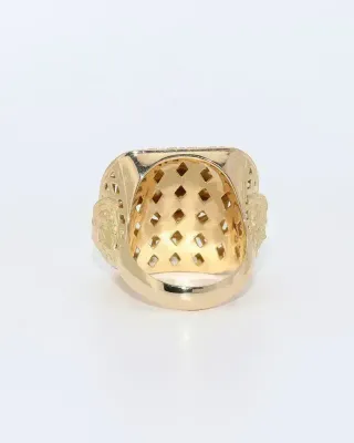 Anillo Medusa Calado Circonitas 18K