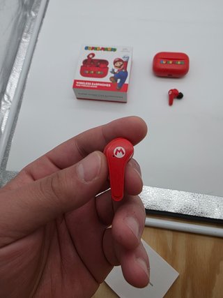 Auricolari Super Mario Bros Rossi