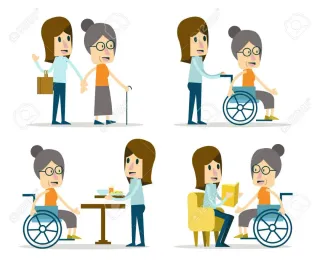 Busco empleo para el cuidado de personas mayores.