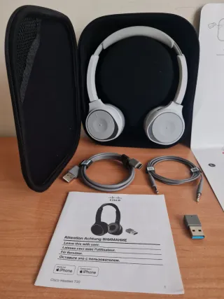 Auriculares Cisco Headset 730 Platinum
