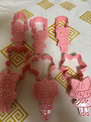 Moldes LOL de plástico rosa