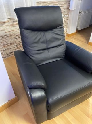 Sillón relax reclinable negro