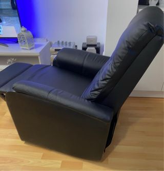 Sillón relax reclinable negro