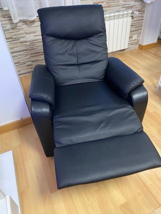 Sillón relax reclinable negro
