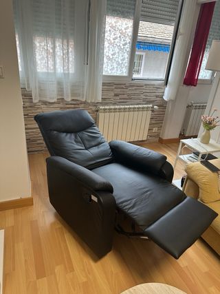 Sillón relax reclinable negro