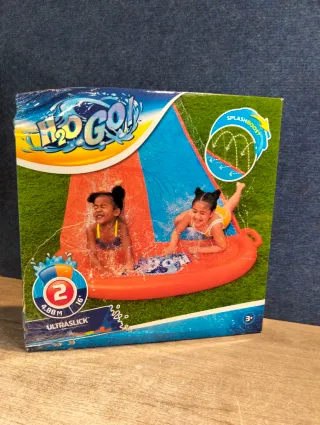 Bestway H2OGO! Tobogán de agua doble 4.88m