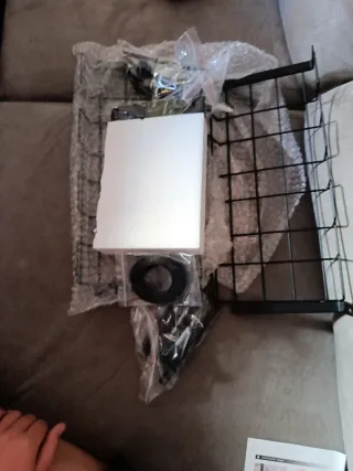 Estantería de mesa negra