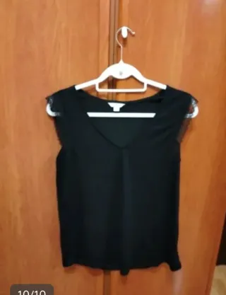 Camiseta Springfield Talla M negra