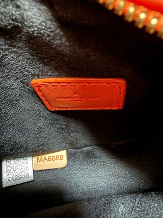 Bolso Louis Vuitton Naranja Cadena Dorada