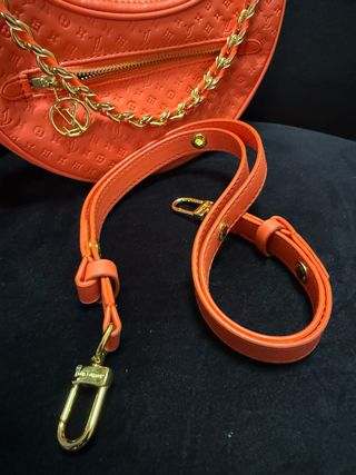 Bolso Louis Vuitton Naranja Cadena Dorada