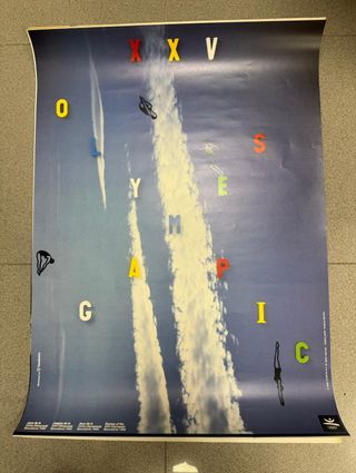 Cartel Oficial Olimpiadas Barcelona 92