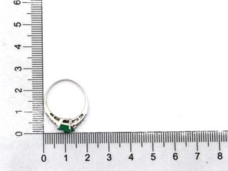 E1807465-0 Sortija Oro 18k Esmeralda y Diamantes