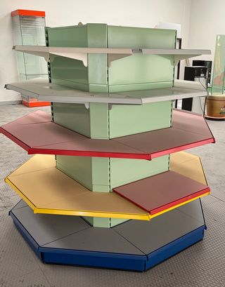 Estantería metálica octogonal 185x185 cm