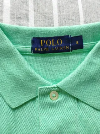 Polo uomo Ralph Lauren Verde Menta Taglia S