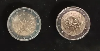 4 Monedas Conmemorativas 2 Euro