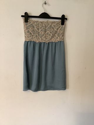 Intimissimi Maglia Donna Pizzo Blu/Beige