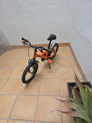 Bicicleta infantil B'TWIN naranja