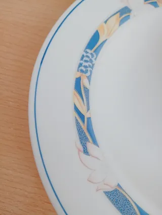 8 Platos porcelana vintage