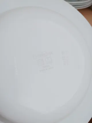 8 Platos porcelana vintage