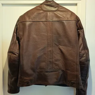 Chaqueta de cuero Raxus Marrón