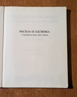 Practicas De Electronica. Semiconductores basicos