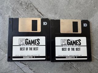 Lote 2 Disquetes PC Games Best of the Best