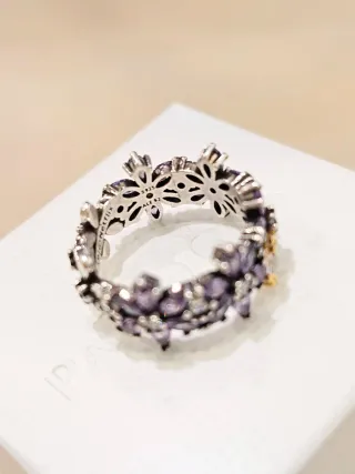 Anillo Pandora Herbario Bridgerton 52+caja