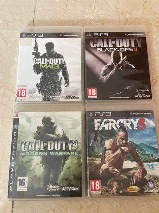 Lote 4 Giochi PS3: Call of Duty e Far Cry