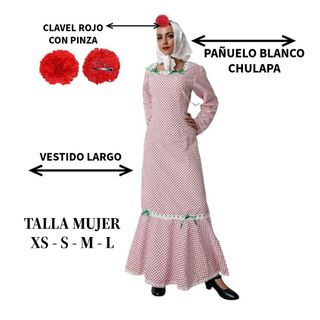 Vestido Chulapa Talla M - Traje San Isidro