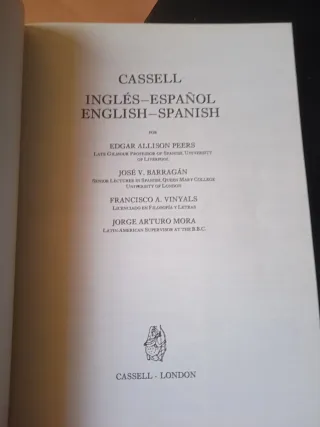Diccionario inglés-español CASSELL 6 tomos 1976