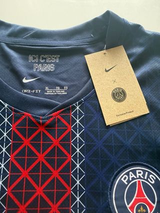 Maglietta calcio PSG Nike blu e rossa