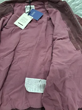 Chaqueta bomber morada sin estrenar
