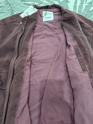 Chaqueta bomber morada sin estrenar