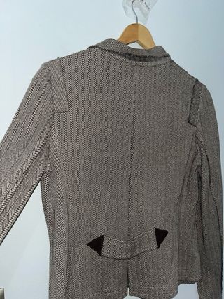Chaqueta Selvatgi Lana Gris y Marrón