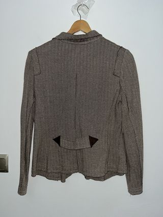 Chaqueta Selvatgi Lana Gris y Marrón
