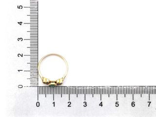 E1807462-13 Anillo Oro 18k Esmeralda y Diamantes