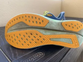 Zapatillas Hoka Mach 6 Azul y Naranja